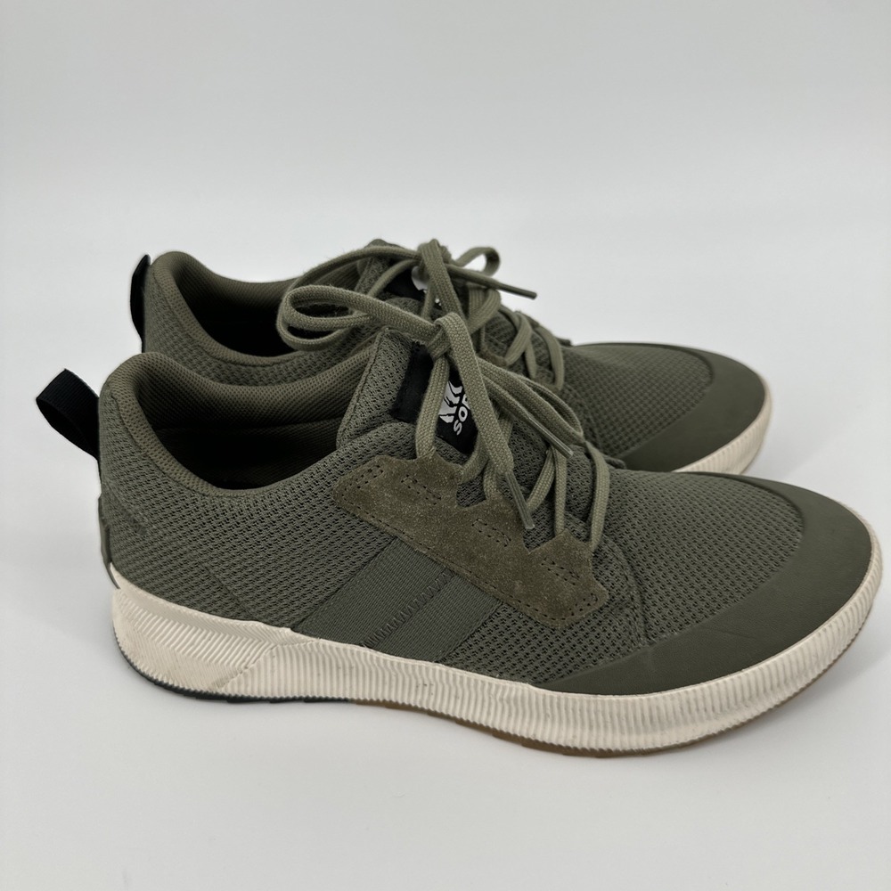 Sorel Out N About III Trail Running Sneakers Women's Stone Green Low Top - 10.5